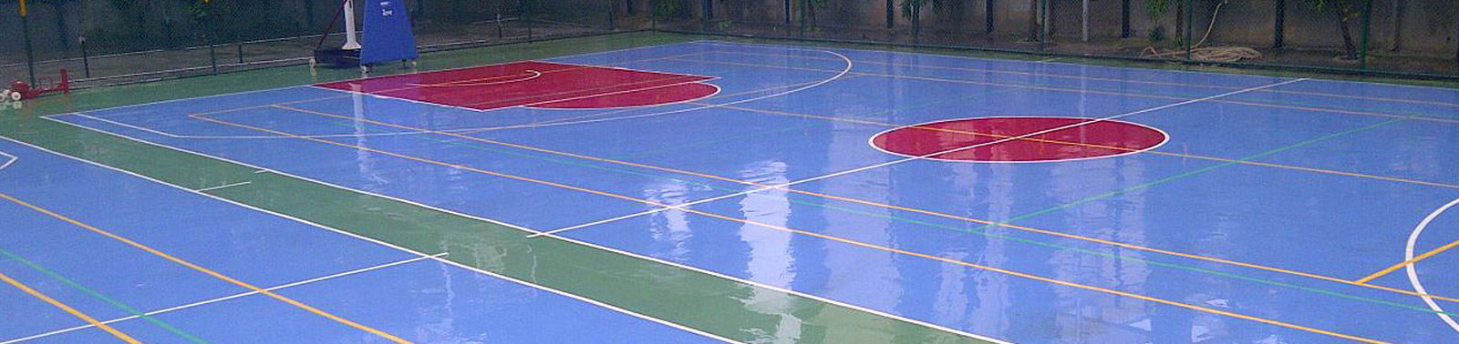 PU Polyurethane Synthetic Sports Flooring